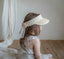Liva straw lace sun cap